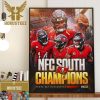 The South Dakota State Jackrabbits SDSU Football Are Back-To-Back NCAA FCS National Champions Wall Decorations Poster Canvas