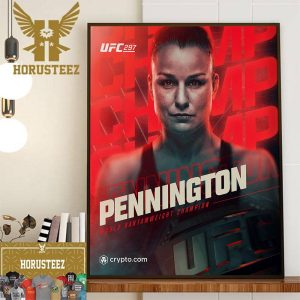 UFC 297 Raquel Pennington Defeats Mayra Bueno Silva To Become The New World Bantamweight Champion Wall Decor Poster Canvas