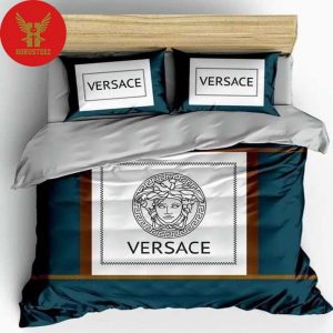 Versace Turquoise Deluxe Luxury Bedding Set