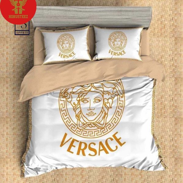 Versace White Deluxe Luxury Bedding Sets