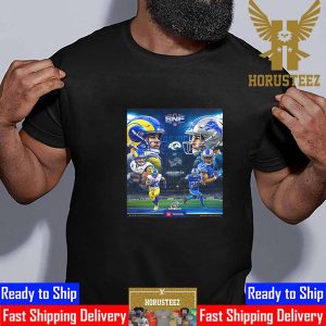 We Are Here For It Los Angeles Rams Vs Detroit Lions In NFL Wild Card Classic T-Shirt