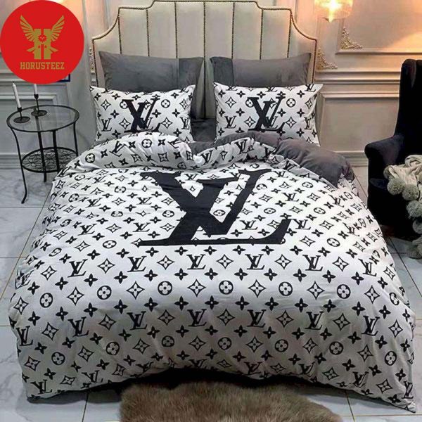 White Monogram Louis Vuitton, Louis Vuitton Bedding Set Bedding Set