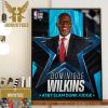 2024 AT and T Slam Dunk Judge Is Darnell Hillman Wall Decor Poster Canvas