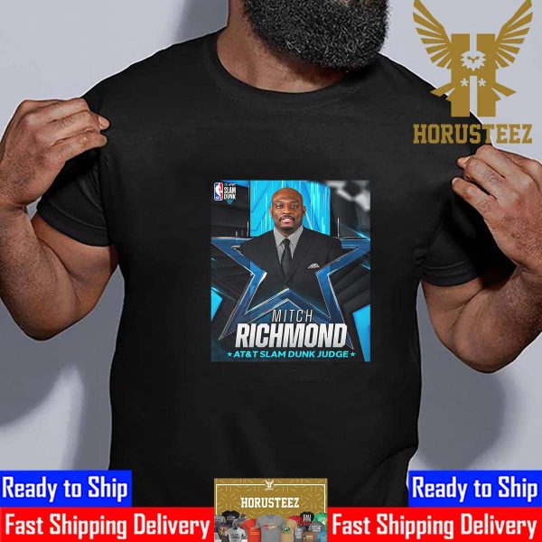 2024 AT and T Slam Dunk Judge Is Mitch Richmond Classic T-Shirt