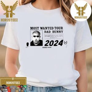 Bad Bunny Coming To The Wells Fargo Center In April 2024 Unisex T-Shirt