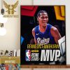 Congratulations Patrick Mahomes 3x Super Bowl MVP Wall Decor Poster Canvas
