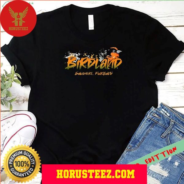 Birdland Graffiti Baltimore Orioles Unisex T-Shirt