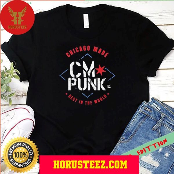 CM Punk Chicago Made Best In the World 2024 Unisex T-Shirt