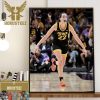 Caitlin Clark Breaks The All-Time D1 Womens NCAA Scoring Record Wall Decor Poster Canvas