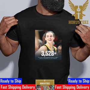 Caitlin Clark Breaks The All-Time D1 Womens NCAA Scoring Record Classic T-Shirt
