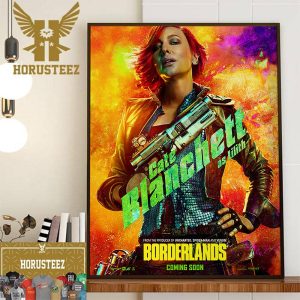 Cate Blanchett as Lilith in Borderlands Official Poster Wall Decor Poster Canvas