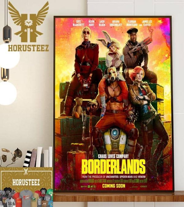 Chaos Loves Company The Live-Action Borderlands Official Poster Movie Wall Decor Poster Canvas