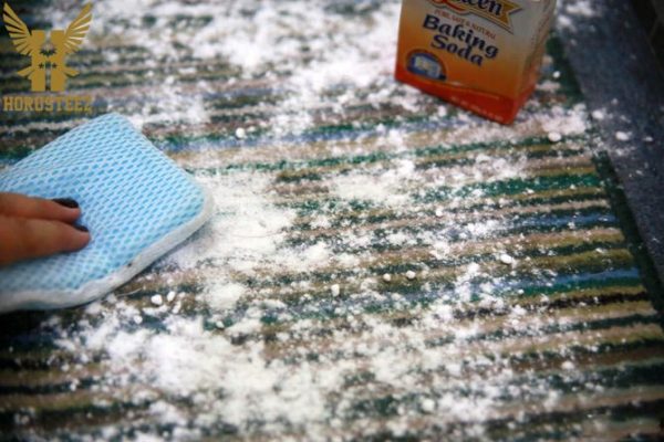 Cleaning Carpet with Baking Soda
