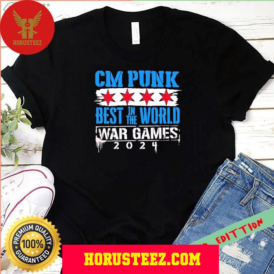 Cm Punk Best In The World War Games 2024 Unisex T-Shirt