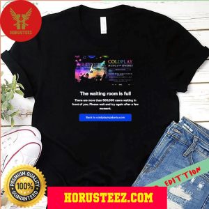 Coldplay The Waiting Room Is Full World Tour Jakarta Unisex T-Shirt