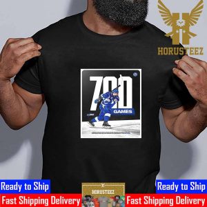 Congrats Nikita Kucherov 700 NHL Career Games Classic T-Shirt