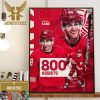Congrats Nikita Kucherov 700 NHL Career Games Wall Decor Poster Canvas