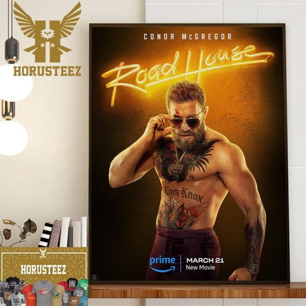 Conor McGregor In Road House Movie Wall Decor Poster Canvas