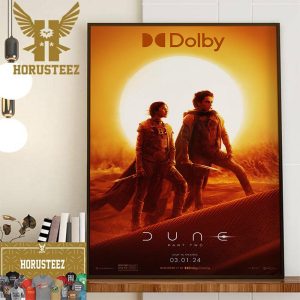 Dune Part Two Dolby Cinema Official Poster Wall Decor Poster Canvas