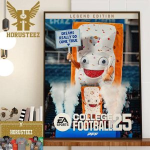 EA Sports PFF College Football 25 Legend Edition Wall Decor Poster Canvas