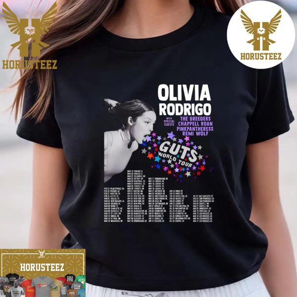 Guts Olivia World Tour Olivia Tour 2024 Guts Unisex T-Shirt