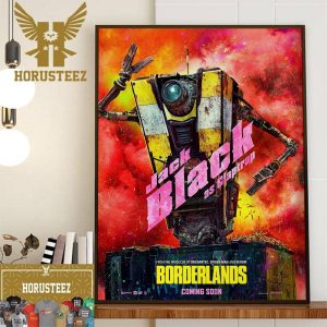 Jack Black as Claptrap in Borderlands Official Poster Wall Decor Poster Canvas