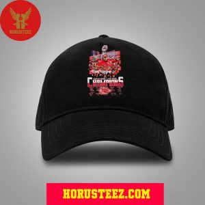 Kansas City Chiefs Super Bowl LVIII 2024 Champions Signatures Classic Hat Cap Snapback