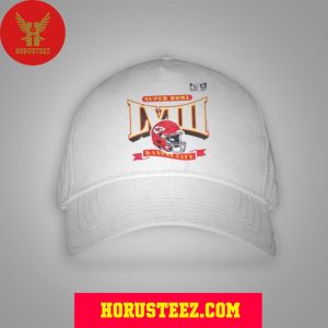 Kansas City Chiefs Super Bowl LVIII Champions Helmet Classic Hat Cap Snapback