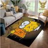 Kaws Black And White Luxury Brand Collection Area Rug Living Room Carpet Home Decor