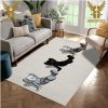 Kaws Holiday Black Luxury Brand Collection Area Rug Living Room Carpet Home Decor