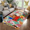 Kaws White Background Luxury Brand Collection Area Rug Living Room Carpet Home Decor