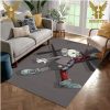 Kaws Pink Background Luxury Brand Collection Area Rug Living Room Carpet Home Decor
