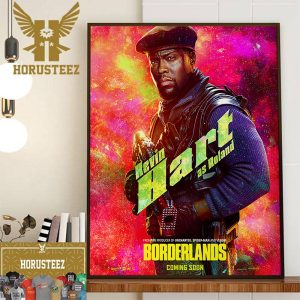 Kevin Hart as Roland in Borderlands Official Poster Wall Decor Poster Canvas