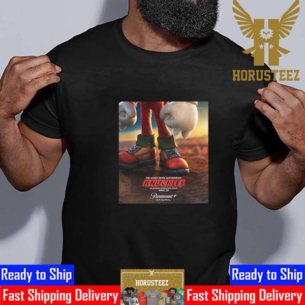 Knuckles He Just Hits Different Official Poster Classic T-Shirt