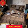 Louis Vuitton Brown Pillow Duvet Cover Bedroom Sets Luxury Brand Bedding Bedding Sets