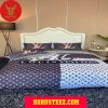 Louis Vuitton Type White Logo Black Luxury Brand Bedding Bedding Sets Duvet Cover Louis Vuitton Bedroom Sets