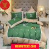 Louis Vuitton White Logo Brown Pillow And Duvet Cover Bedroom Sets Luxury Brand Bedding Bedding Sets