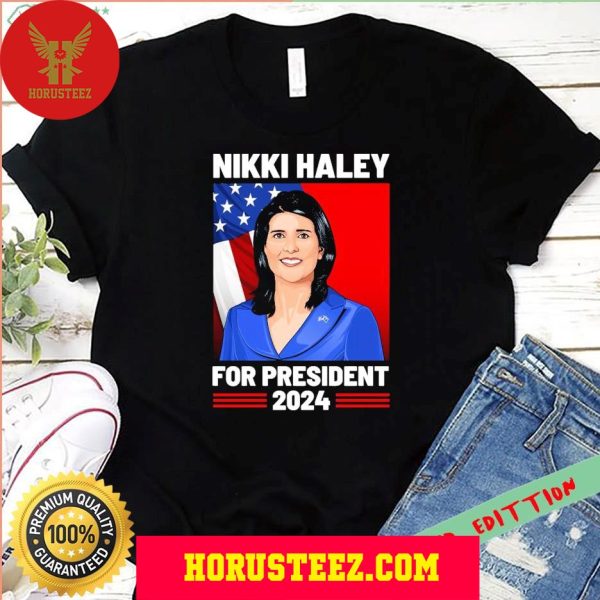Nikki Haley 2024 For President Art Unisex T-Shirt