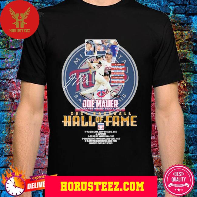 Official Joe Mauer Minnesota Twins 2024 Baseball Hall Of Fame Unisex T-Shirt