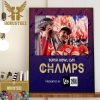 Patrick Mahomes MVP Super Bowl LVIII Champions Wall Decor Poster Canvas