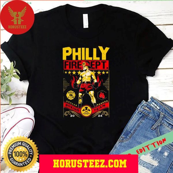 Philadelphia Philly Fire Dept Boxing Team 2024 Unisex T-Shirt