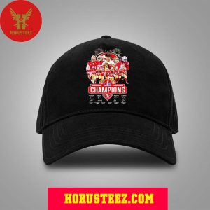 San Francisco 49ers Super Bowl LVIII 2024 Champions Signatures Classic Hat Cap Snapback