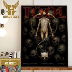 TOOL Effing TOOL Night Two At The Footprint Center In Phoenix AZ With ELDER February 10th 2024 Wall Decor Poster Canvas