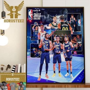 Team Pacers Kept The Kia Skills Title In Indy Wall Decor Poster Canvas