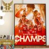 The Kansas City Chiefs Player Patrick Mahomes 3x Super Bowl Rings Wall Decor Poster Canvas