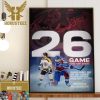Congrats Patrick Kane 800 NHL Assists in Career Wall Decor Poster Canvas