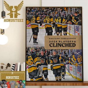 The Playoffs Are Coming To The Civic Centre Brantford Bulldogs Eastern Conference 2024 Playoffs Clinched Wall Decor Poster Canvas