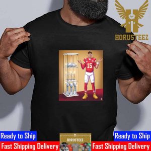 The Winner Super Bowl LVIII Patrick Mahomes Trophy Collection Classic T-Shirt