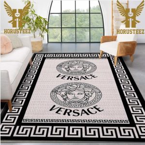 Versace Combine The Two Logos Living Room Area Carpet Living Room Rugs The US Decor
