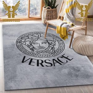 Versace Logo Area Rug Carpet